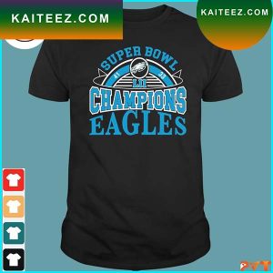 Official philadelphia eagles super bowl champs T-shirt