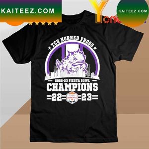 Official tcu horned frogs 20222023 fiesta bowl champions T-shirt