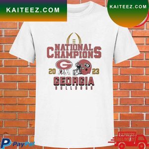 Official uga Football national champions 2023 Georgia Bulldogs T-shirt