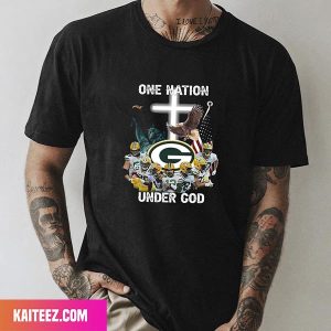 One Nation Under God Green Bay Packers 2022 Signatures Green Bay Packers Unique T-Shirt
