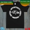 Opportunity Equity Freedom Justice Baltimore Football T-Shirt