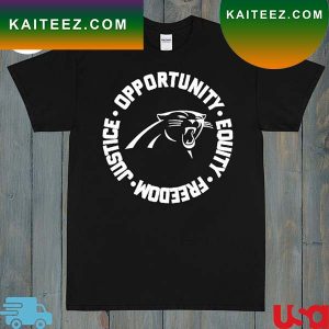 Opportunity Equity Freedom Justice Carolina Football T-Shirt