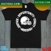 Opportunity Equity Freedom Justice Dallas Football T-Shirt