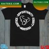 Opportunity Equity Freedom Justice Indianapolis Football T-Shirt