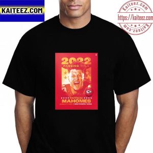 Patrick Mahomes II Is 2022 Passing Title Kansas City Chiefs NFL Vintage T-Shirt