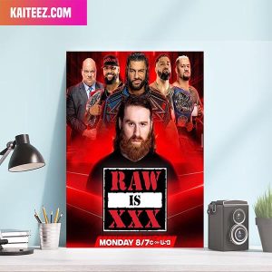 Paul Heyman x Solo Sikoa x The Usos Brothers x Sami Zayn WWE Raw Home Decor Canvas-Poster