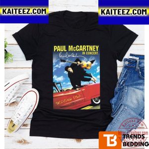 Paul McCartney Driving World Tour Signature Vintage T-Shirt