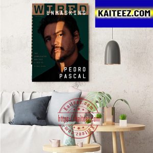 Pedro Pascal Wired Unmasking Art Decor Poster Canvas