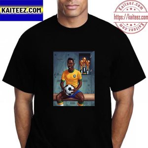 Pele Is The Only Player Ever To Win Three World Cups Vintage T-Shirt