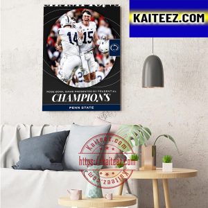 Penn State Football Champions Rose Bowl Game Presented By Prudential Art Decor Poster Canvas