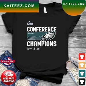 Philadelphia Eagles 2022-2023 NFC Champions Fly Eagles Fly T-Shirt