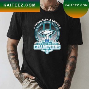 Philadelphia Eagles 2022 Nfc East Division Champions Matchup Skyline T-Shirt