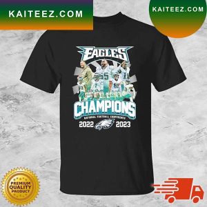 Philadelphia Eagles Champions National Football Conference 2022-2023 T-shirt