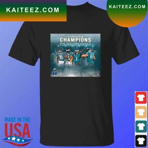 Philadelphia Eagles Framed 2022 NFC Champions Collage T-shirt