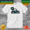 Philadelphia Eagles Snoopy And Woodstock Drive Car 2023 Super Bowl T-shirt