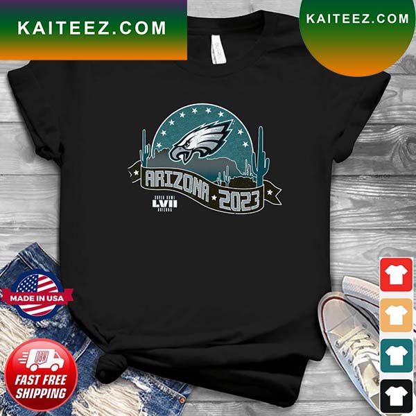 Philadelphia Eagles Super Bowl LVII Arizona 2023 T-Shirt - Kaiteez