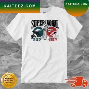 Philadelphia Eagles Vs Kansas City Chiefs 2023 LVII Super Bowl T-shirt