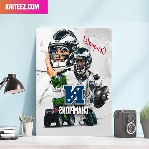 Philadelphia Eagles Winner Super Bowl Champion Fly Eagles Fly Home Decor Canvas-Poster