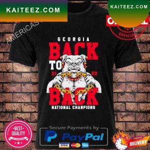 Premium Georgia back to back national champions 21 22 T-shirt