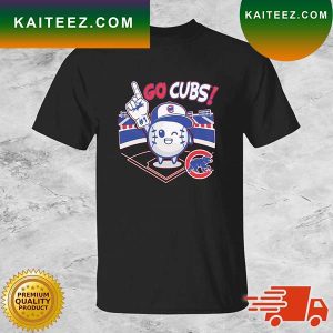 Preschool Chicago Cubs Red Ball Boy Go Cubs T-Shirt