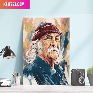 RIP David Crosby 1941 – 2023 Thank For Your Memories Canvas-Poster