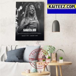 RIP Gangsta Boo 1979 2023 Thank You For The Everything Art Decor Poster Canvas
