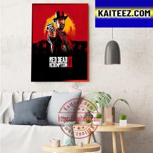 Red Dead Redemption 2 Art Decor Poster Canvas