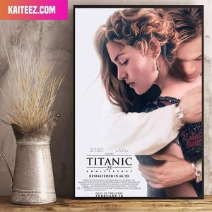 Release Titanic For 25th Anniversary Titanic Movie Home Decorations Poster-Canvas