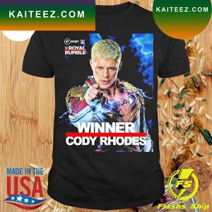 Royal Rumble The American Nightmare Cody Rhodes Is Winner At Main Event Wrestle Mania T-Shirt