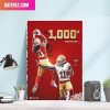 San Francisco 49ers NFL Team Finish The Regular Season On A 10 Game Winning Streak Home Decorations Poster-Canvas