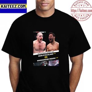 Sean Strickland Vs Nassourdine Imavov For Light Heavyweight In UFC Vegas 67 Vintage T-Shirt