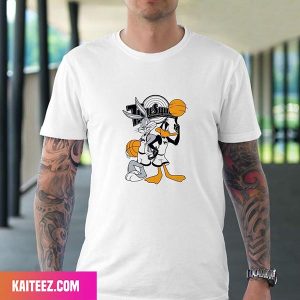 Space Jam Bugs And Daffy Tune Men’s Squad Style T-Shirt