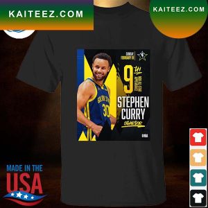Stephen Curry 9th ANB all star appearance T-shirt