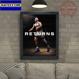 Stephen Curry Is Back NBA Art Decor Poster Canvas