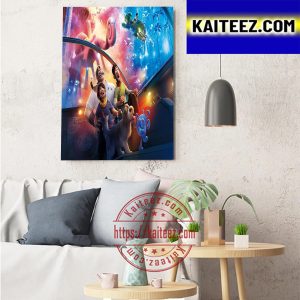 Strange World Official Poster Of Disney Art Decor Poster Canvas