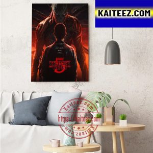 Stranger Things 5 Hawkins Will Fall Coming Soon Art Decor Poster Canvas