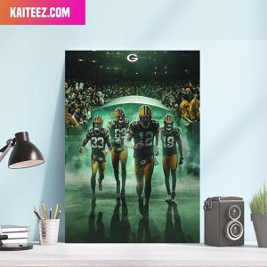 Sunday Night Football Green Day Packers Playoffs On The Line At Lambeau Home Decorations Poster-Canvas