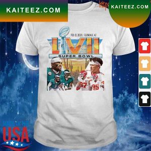 Super Bowl 2023 Philadelphia Eagles vs Kansas City Chiefs T-Shirt