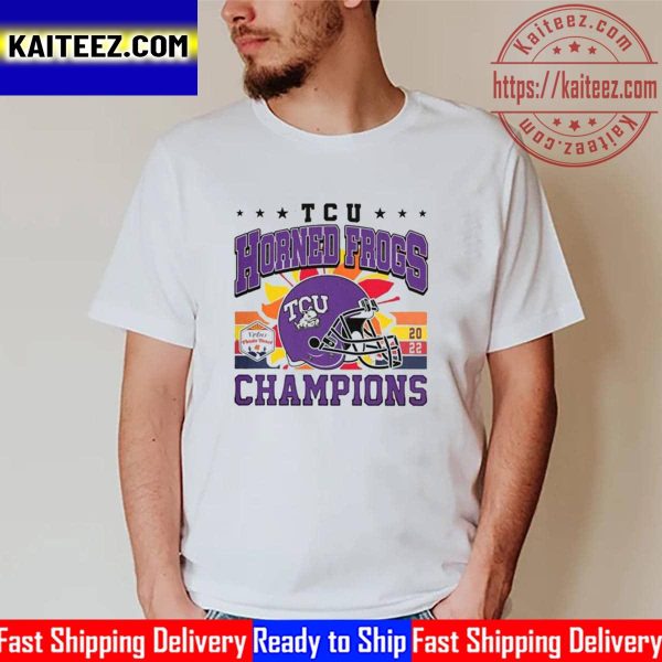 TCU Football TCU Horned Frogs 2022 Playoff Semifinal Fiesta Bowl Vintage T-Shirt