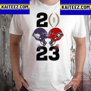 TCU Horned Frog Vs Georgia Bulldogs 2023 Football Vintage T-Shirt