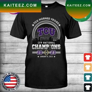 TCU Horned Frogs City CFP National Champions 2023 T-Shirt