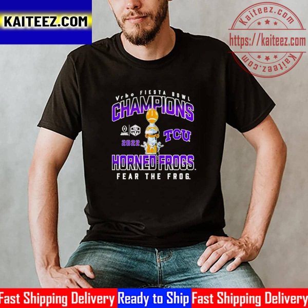 TCU Horned Frogs Football Playoff 2022 Fiesta Bowl Champions Hometown Celebration Vintage T-Shirt