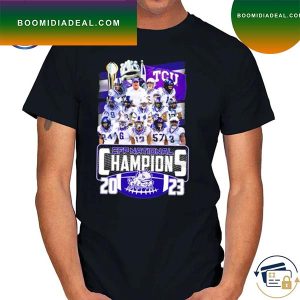 TCU Horned Frogs Team 2023 CFP National Champions T-Shirt