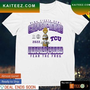 TCU Horned Frogs Vrbo Fiesta Bowl 2022 champions T-shirt