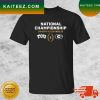 TCU Horned Frogs Vs Georgia Bulldogs College Football Playoff 2023 National Championship Matchup T-Shirt