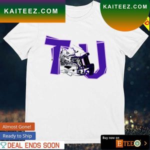 TCU Horned Frogs helmet T-shirt