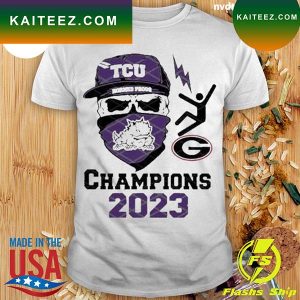 TCU Horned Frogs vs Georgia Bulldogs Champions 2023 T-Shirt