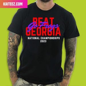 TCU National Championship 2023 Beat Georgia Go Frogs TCU Style T-Shirt