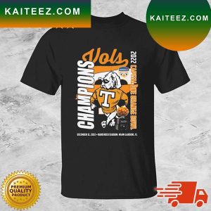 Tennessee Volunteers Smokey Mascot 2022 Capital One Orange Bowl Champions T-shirt