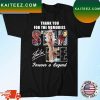 Thank You For The Memories 60 Years Of 1963 2023 George Michael Signature T-Shirt